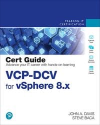 Produktbild: VCP-DCV for vSphere 8.x Cert Guide