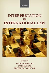 Produktbild: Interpretation in International Law