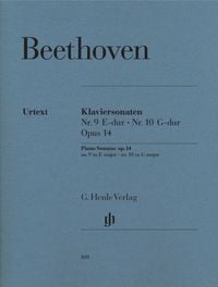 Produktbild: Ludwig van Beethoven - Klaviersonaten Nr. 9 und Nr. 10 E-dur und G-dur op. 14 Nr. 1 und Nr. 2