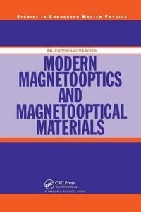 Produktbild: Modern Magnetooptics and Magnetooptical Materials