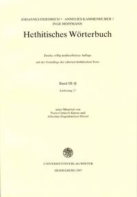 Produktbild: Hethitisches W&ouml;rterbuch