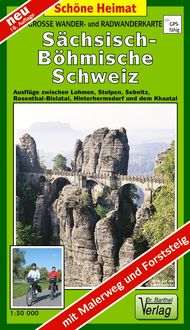 Produktbild: Große Wander- und Radwanderkarte Sächsisch-Böhmische Schweiz