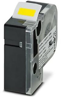 Produktbild: Phoenix Contact 1116203 MM-EML (17,5X8)R C1 YE/BK Etiketten f&uuml;r Thermotransferdrucker Montage-Art: aufkleben Beschriftungsfl&auml;che