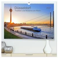 Produktbild: D&uuml;sseldorf - Tradition und Moderne am Rhein (hochwertiger Premium Wandkalender 2027 DIN A2 quer), Kunstdruck in Hochglanz