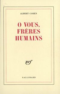 Produktbild: O vous, fr&egrave;res humains !
