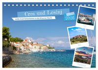 Produktbild: Cres und Losinj, wilde Insel-Sch&ouml;nheiten in der Kvarner Bucht (Tischkalender 2026 DIN A5 quer), CALVENDO Monatskalender