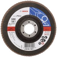 Produktbild: Bosch Accessories 2608607356 X551 F&auml;cherschleifscheibe Durchmesser 125 mm Bohrungs-&Oslash; 22.33 mm K&ouml;rnung (num) 120 Stahl 1 St.
