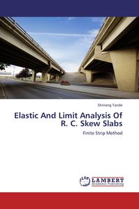 Produktbild: Elastic And Limit Analysis Of R. C. Skew Slabs