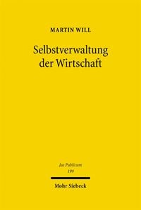 Produktbild: Selbstverwaltung der Wirtschaft