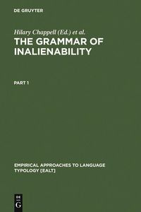 Produktbild: The Grammar of Inalienability