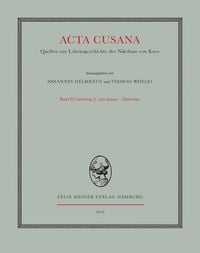 Produktbild: Acta Cusana. Quellen zur Lebensgeschichte des Nikolaus von Kues. Band III, Lieferung 2