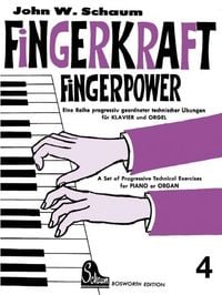 Produktbild: Fingerkraft. Progressiv geordnete technische &Uuml;bungen f&uuml;r Klavier oder Orgel / Fingerkraft 4