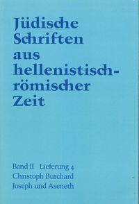 Produktbild: J&uuml;dische Schriften aus hellenistisch-r&ouml;mischer Zeit, Bd 2: Unterweisung... / Joseph und Aseneth