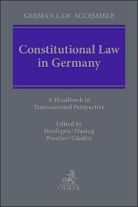 Produktbild: Constitutional Law in Germany