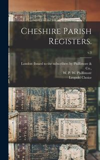 Produktbild: Cheshire Parish Registers.; v.3