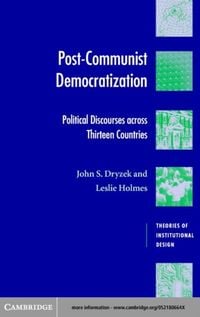 Produktbild: Post-Communist Democratization