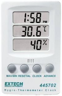 Produktbild: Extech 445702 Thermo-/Hygrometer Wei&szlig; 445702