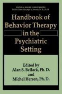 Produktbild: Handbook of Behavior Therapy in the Psychiatric Setting