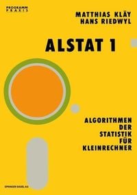 Produktbild: ALSTAT 1 Algorithmen der Statistik f&uuml;r Kleinrechner