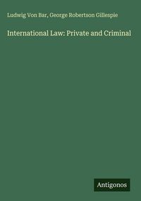 Produktbild: International Law: Private and Criminal