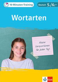 Produktbild: 10-Minuten-Training Deutsch Wortarten 5./6. Klasse. Kleine Lernportionen f&uuml;r jeden Tag