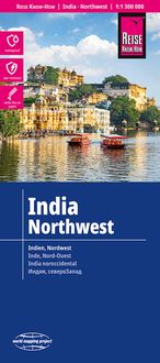 Produktbild: Reise Know-How Landkarte Indien, Nordwest / India, Northwest (1:1.300.000)