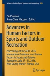 Produktbild: Advances in Human Factors in Sports and Outdoor Recreation