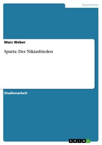 Produktbild: Sparta: Der Nikiasfrieden