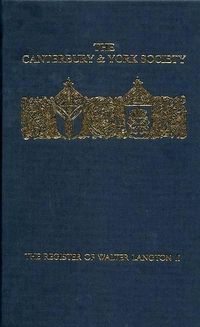 Produktbild: The Register of Walter Langton, Bishop of Coventry and Lichfield, 1296-1321: Volume II