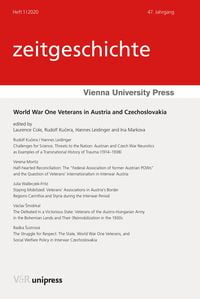 Produktbild: World War One Veterans in Austria and Czechoslovakia