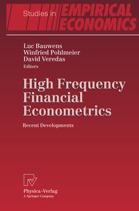Produktbild: High Frequency Financial Econometrics