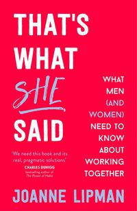 Produktbild: Lipman, J: That's What She Said