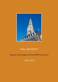 Produktbild: Registre des bourgeois d'Arras BB48 1&egrave;re partie