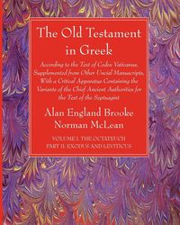 Produktbild: The Old Testament in Greek, Volume I The Octateuch, Part II Exodus and Leviticus