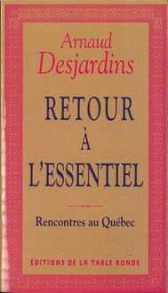 Produktbild: Retour &agrave; l'essentiel
