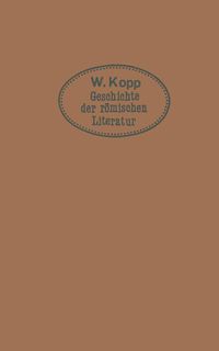 Produktbild: Geschichte der r&ouml;mischen Literatur