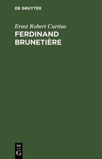Produktbild: Ferdinand Bruneti&egrave;re