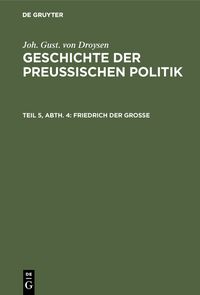 Produktbild: Friedrich der Gro&szlig;e