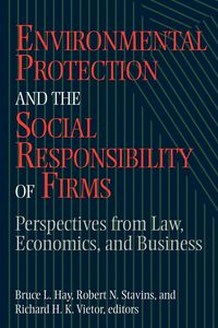 Produktbild: Environmental Protection and the Social Responsibility of Firms