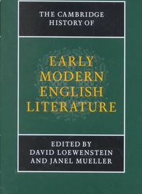 Produktbild: The Cambridge History of Early Modern English Literature