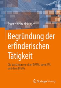 Produktbild: Begr&uuml;ndung der erfinderischen T&auml;tigkeit