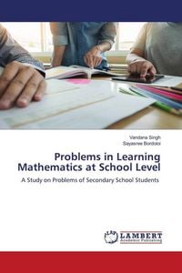 Produktbild: Problems in Learning Mathematics at School Level