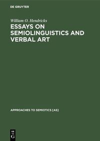 Produktbild: Essays on Semiolinguistics and Verbal Art