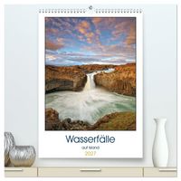 Produktbild: Wasserf&auml;lle auf Island (hochwertiger Premium Wandkalender 2027 DIN A2 hoch), Kunstdruck in Hochglanz
