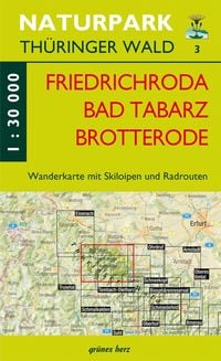 Produktbild: Wanderkarte Friedrichroda/Brotterode/Tabarz