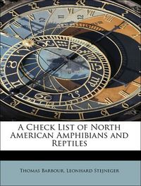 Produktbild: Barbour, T: Check List of North American Amphibians and Rept