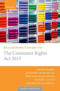 Produktbild: Blackstone's Guide to the Consumer Rights Act 2015