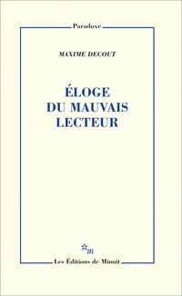 Produktbild: Eloge du mauvais lecteur