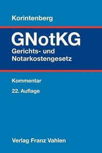 Produktbild: Gerichts- und Notarkostengesetz