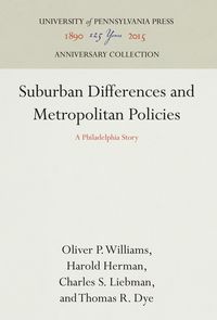 Produktbild: Suburban Differences and Metropolitan Policies